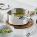 Hestan ProBond Luxe Stainless Steel Saucepan with Lid