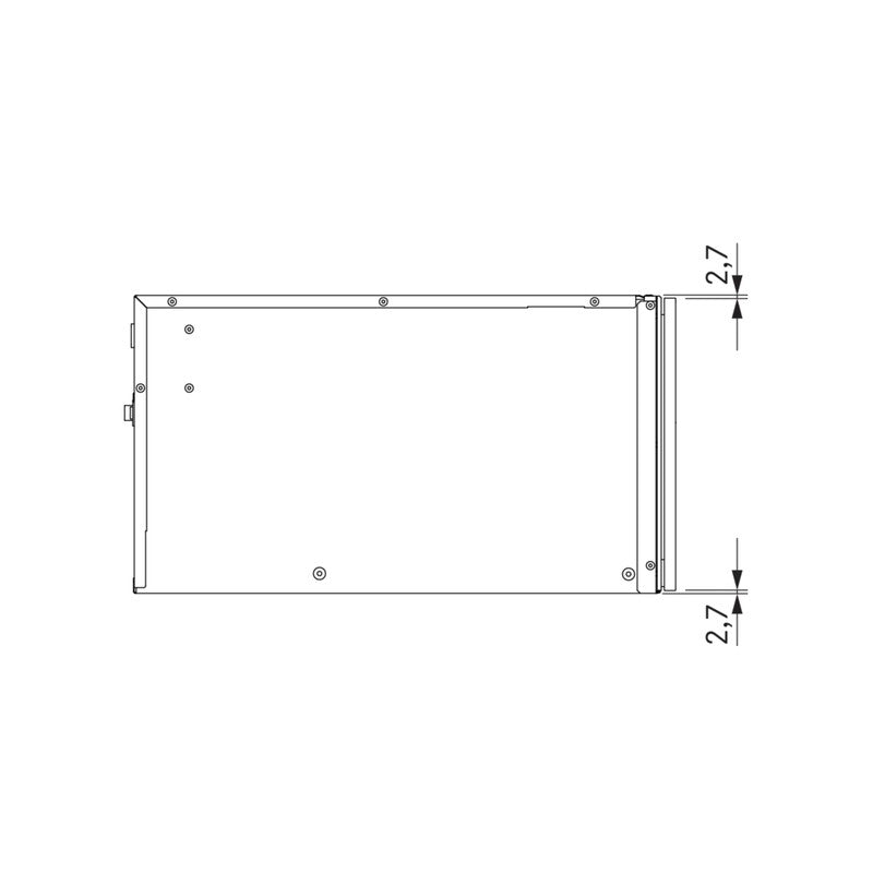 Bora MSS290 Glass & Metal Multi Drawer 29cm