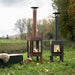 Adezz Forno DIGNA Corten Steel Outdoor Fireplace with Front Door