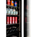 CELLA WBV75D-BLACK Beverage Centre 48cm Depth, Black