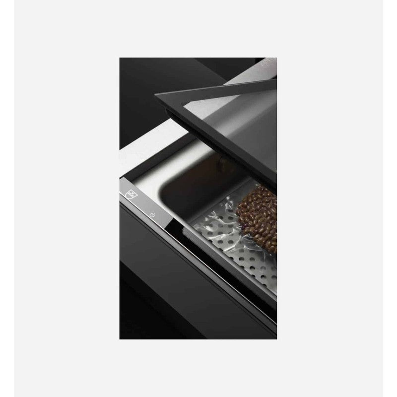 V-Zug V6000 VacuDrawer 14 60cm Vacuum Drawer, Platinum Mirror Glass