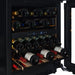 CELLA Wine & Beer Undercounter Fridge Bundle 600mm, Black Glass