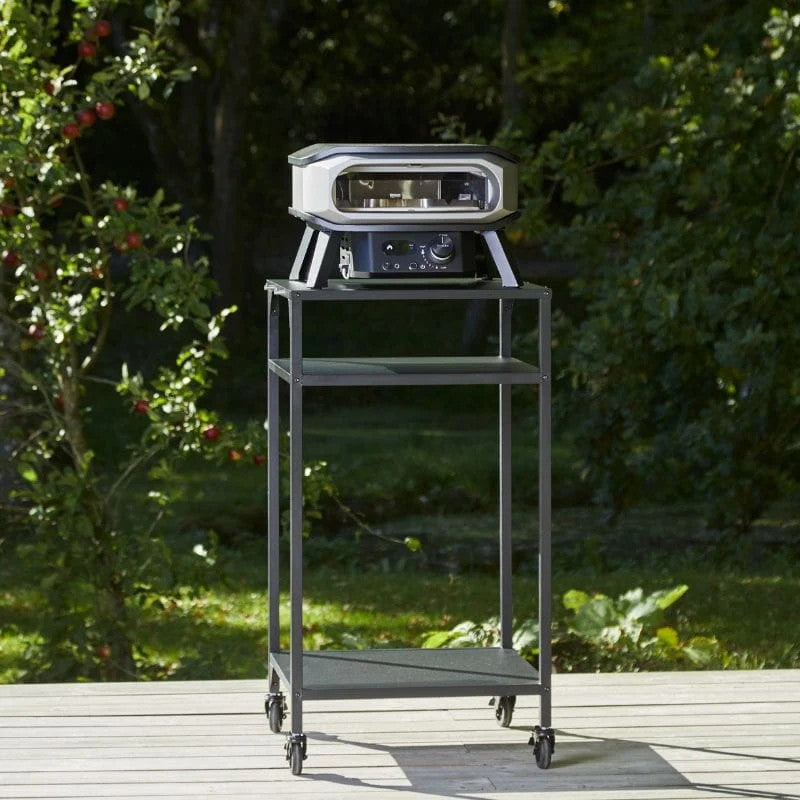 Cozze Premium Rotate Gas Pizza Oven 13", Grey & Black