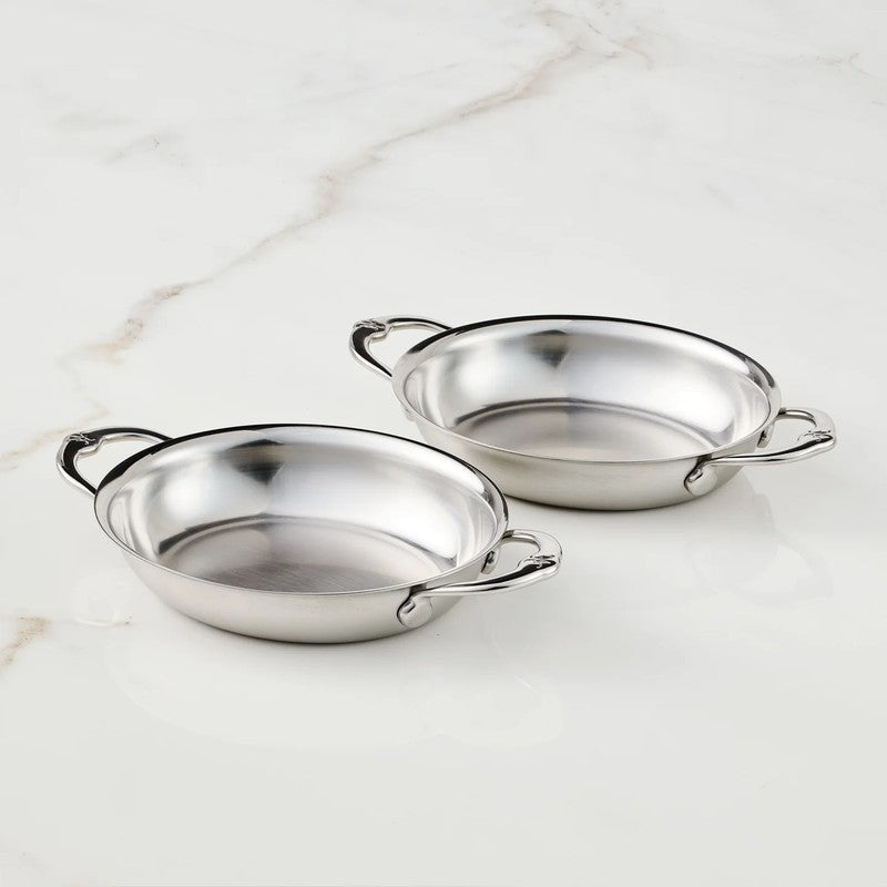Hestan Provisions Stainless Steel Oval Mini Gratin 2-Piece Set