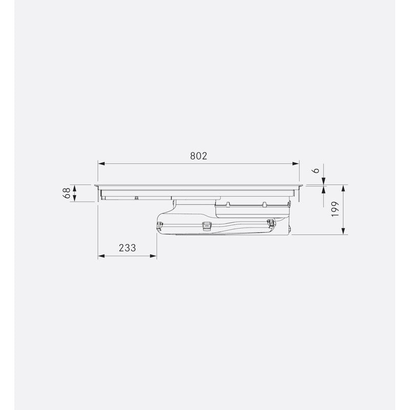 Bora X Pure PUXU2 Venting Induction Hob 83cm, Black