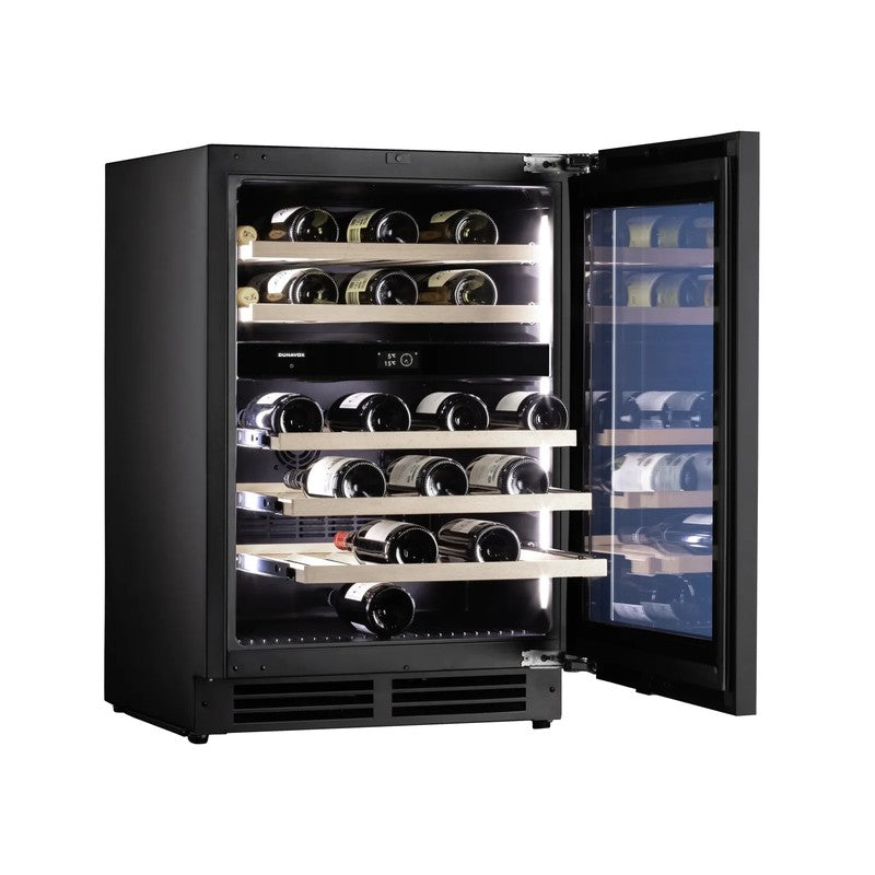 Dunavox FLOW-41 Dual Zone Built In Wine Cooler 41 Bottle, 88cm Height