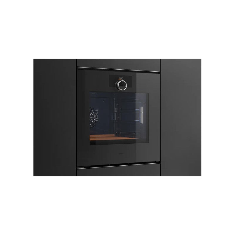 Gaggenau Minimalistic Series GO221100 60cm Built-In Non Pyrolytic Single Oven, Onyx