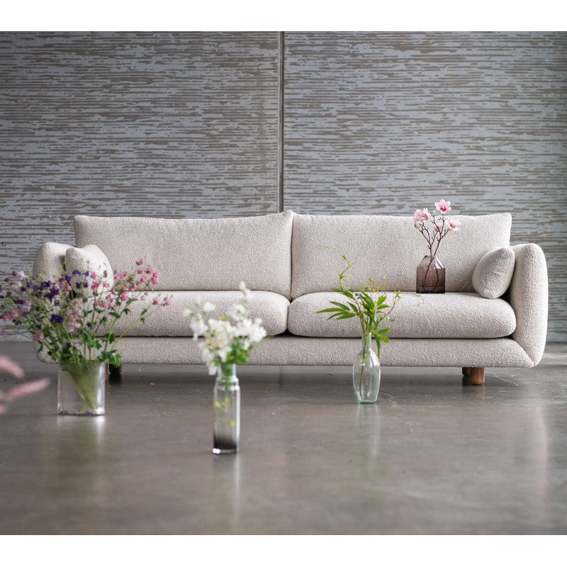 Cane-line Bloom 3-Seater Sofa with Teak Legs