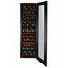 CELLA W96B-TO Integrated Wine Cooler 600mm, Black Glass