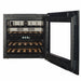 CELLA WI-24B-TO Integrated Wine Cooler 24 Bottle, Black Glass