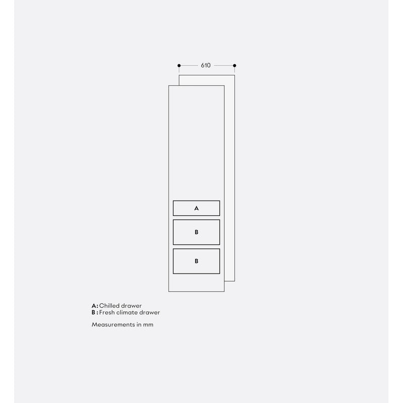 Gaggenau Vario Cooling Express Series RVC467190 61cm Fully Integrated Fridge, Dark Brushed Stainless Steel