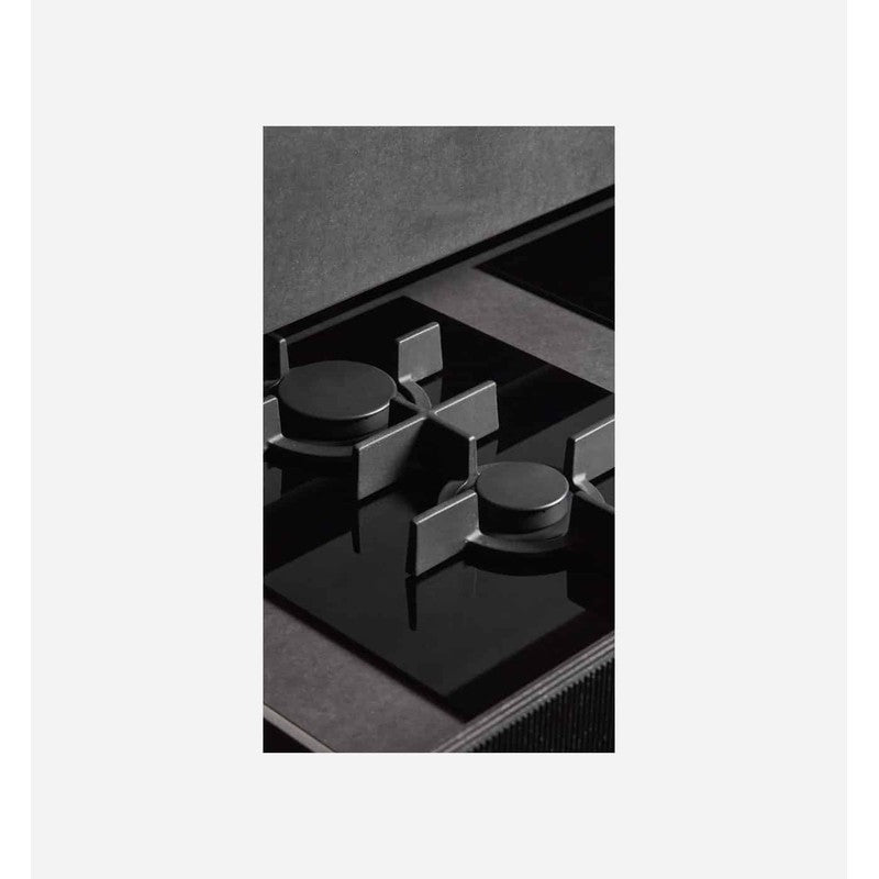 V-Zug GAS411GSAZ Cast Iron Gas Hob 40cm, BlackDesign