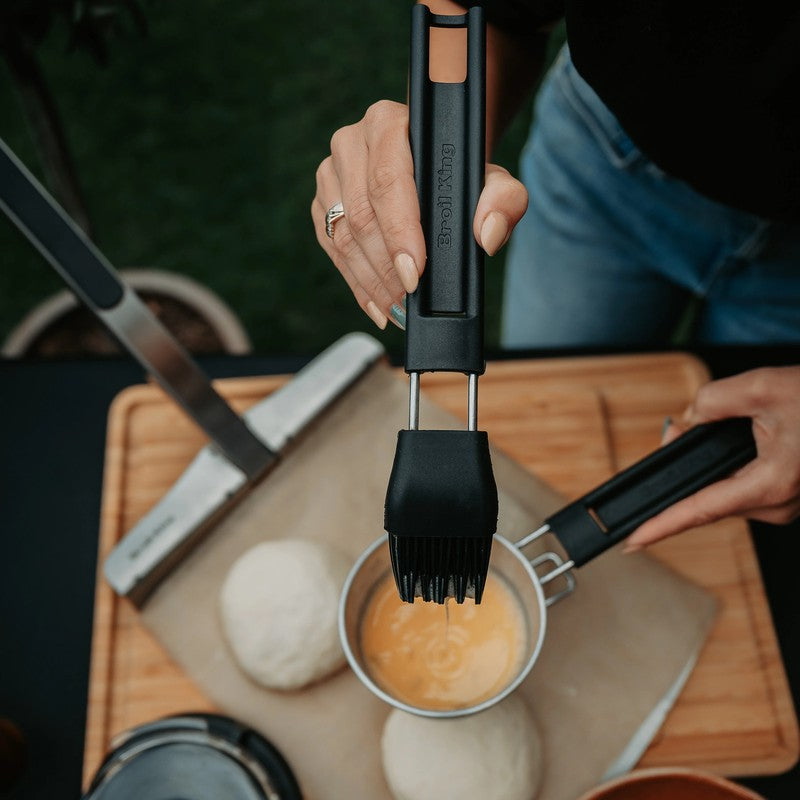 The Cotswold Cooking Company Basting Set with Silicone Brush & Stainless Bowl