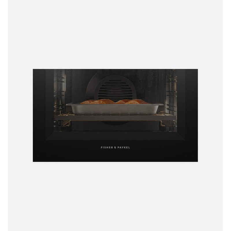 Fisher & Paykel OS60NMTNB1 Compact Combi-Steam Oven 60cm, Black