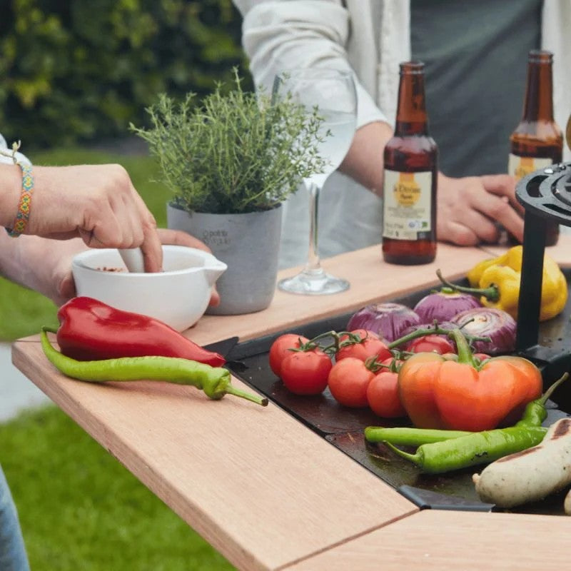 Barbecook Nestor Bamboo Side Tables