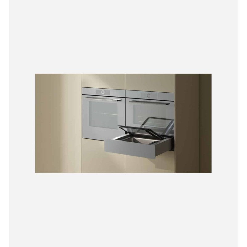 V-Zug V6000 VacuDrawer 14 60cm Vacuum Drawer, Platinum Mirror Glass