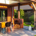 Adezz Forno Enok Corten Steel Outdoor Fireplace