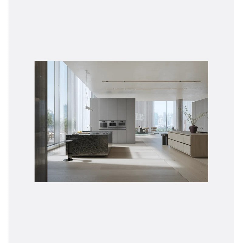 Gaggenau Minimalistic Series GS220130 Stainless Steel Built-In Combination Steam Oven 60cm, Sterling