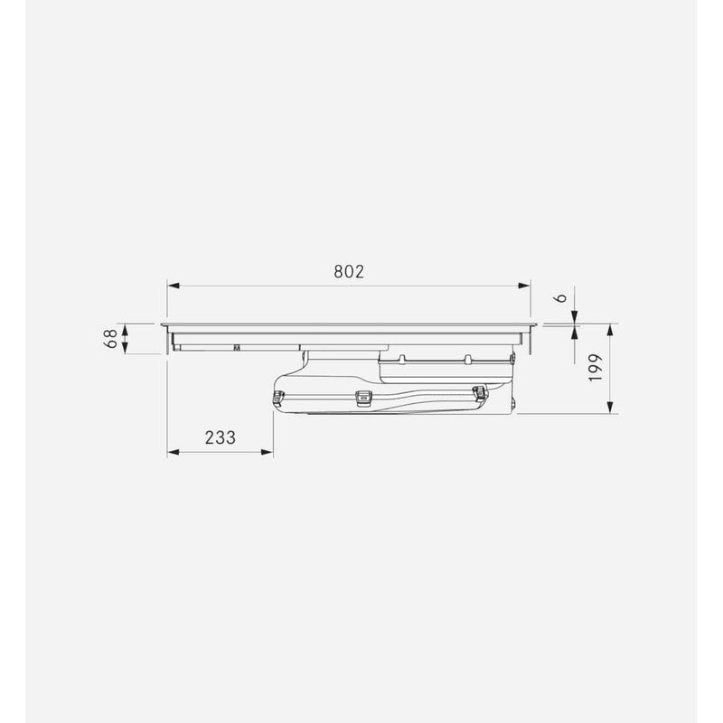 Bora PUXU X Pure Venting Induction Hob 83cm, Black