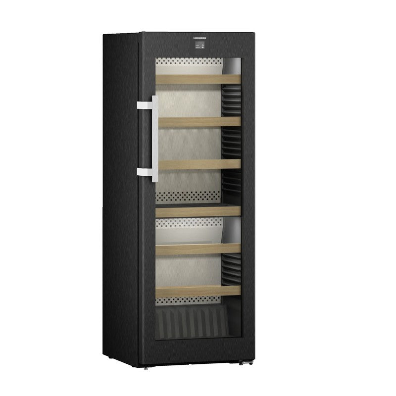 Liebherr Vinidor WPbsi 5052 Steel Wine Cabinet 131 Bottle, Black