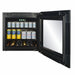 CELLA BVI-24B-TO Integrated Drinks Cooler 595mm, Black Glass