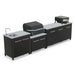 Cozze Modular Outdoor Kitchen Steel with Gas Grill, Extra Storage & Sink