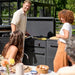 Cozze Combo 900 Enamelled Cast Iron Gas Grill