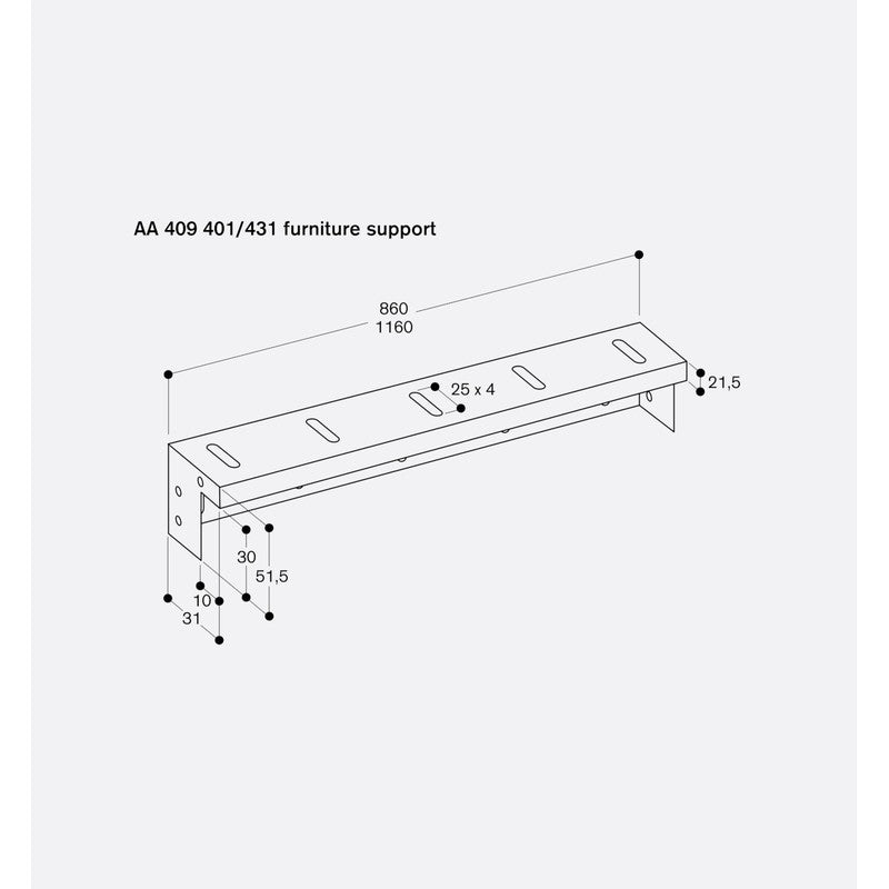 Gaggenau 400 Series AL400192 Stainless Steel Table Ventilation 90cm