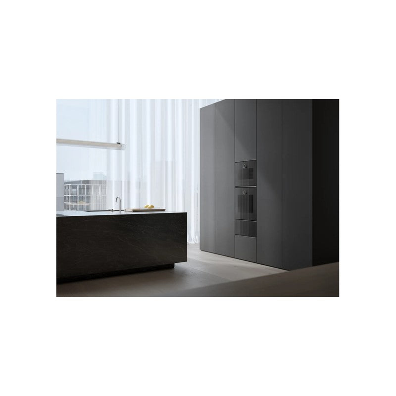 Gaggenau Minimalistic Series GO250100 60cm Built-In Single Oven, Onyx