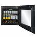 CELLA BVI-24B-TO Integrated Beverage Fridge 62L, Black Glass