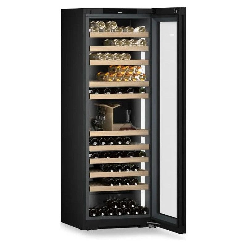 Liebherr Vinidor Selection WPgbi 7483 Steel 3-Zone Wine Cabinet 149 Bottle, Black