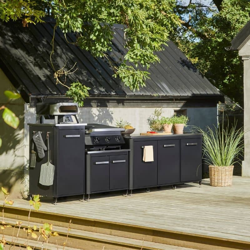 Cozze Outdoor Kitchen 60 Stainless Steel Pizza Oven Table