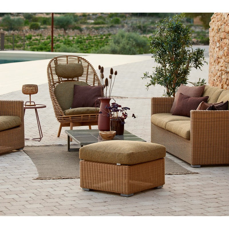 Cane-line Chester Footstool/Coffee Table