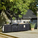 Cozze Outdoor Kitchen 180 Stainless Steel Outdoor Kitchen Unit