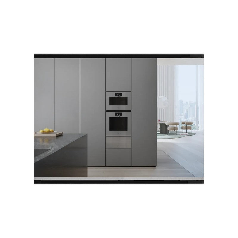 Gaggenau Minimalistic Series GS270130 Stainless Steel Built-In Combination Steam Oven 50 Litres, Sterling