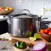 Hestan NanoBond Titanium Stainless Steel Stockpot with Lid