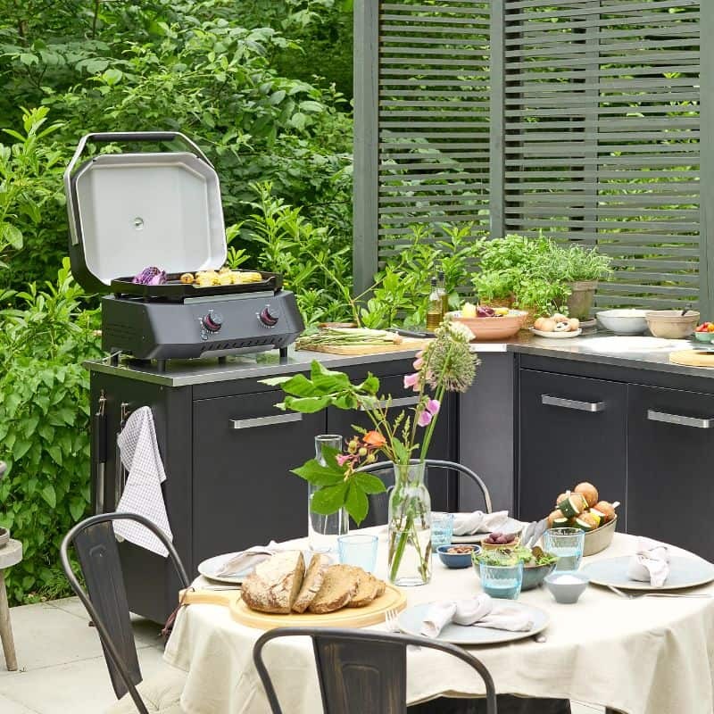 Cozze G-500 Cast Iron Plancha Gas Grill 53.5 × 41.8cm