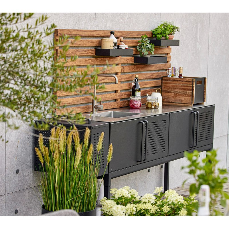 Cane-line Drop Kitchen Module with 3 Shelves