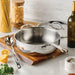 Hestan ProBond Luxe Stainless Steel Essential Pan with Lid, Mirror-Polished