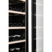 CELLA W82S-BLACK Single Zone Wine Cooler 73 Bottle, Black