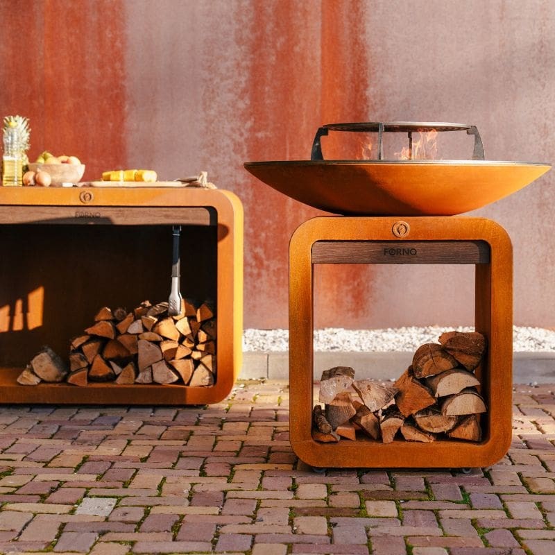 Adezz Forno Seare Halo Corten Steel Plancha Grill