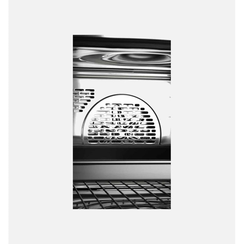 V-Zug V6000 CombiSteamer 45F 60cm Glass Steam Oven, Black Mirror