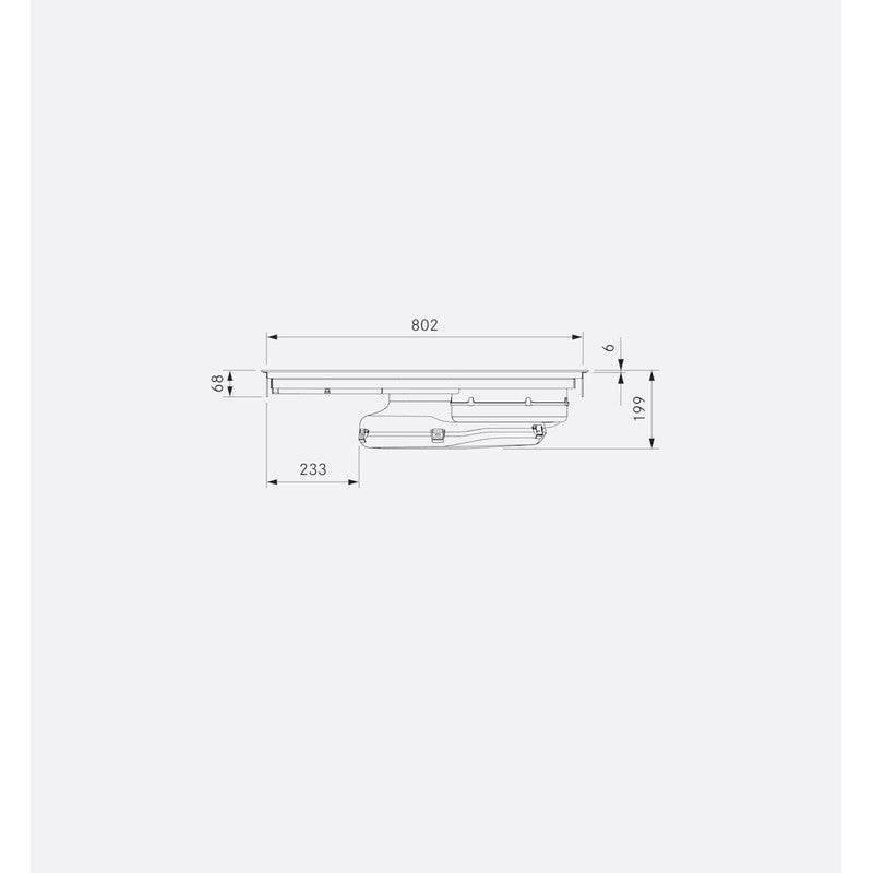 Bora PUXA2R X Pure 83cm Venting Induction Hob, Rough Black