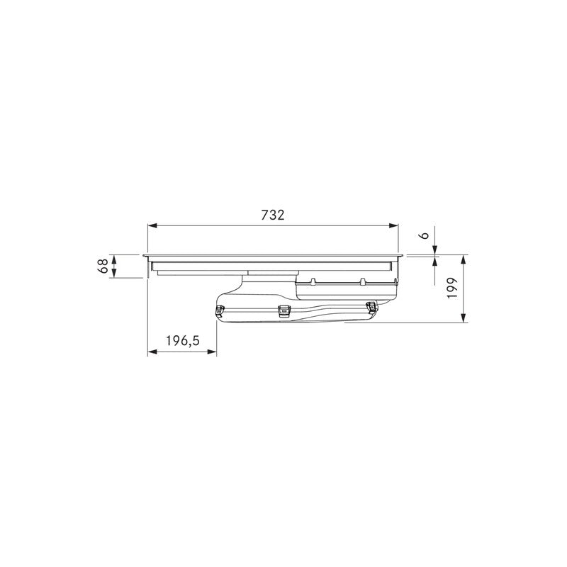Bora PURMA M Pure 76cm Venting Induction Hob, Black