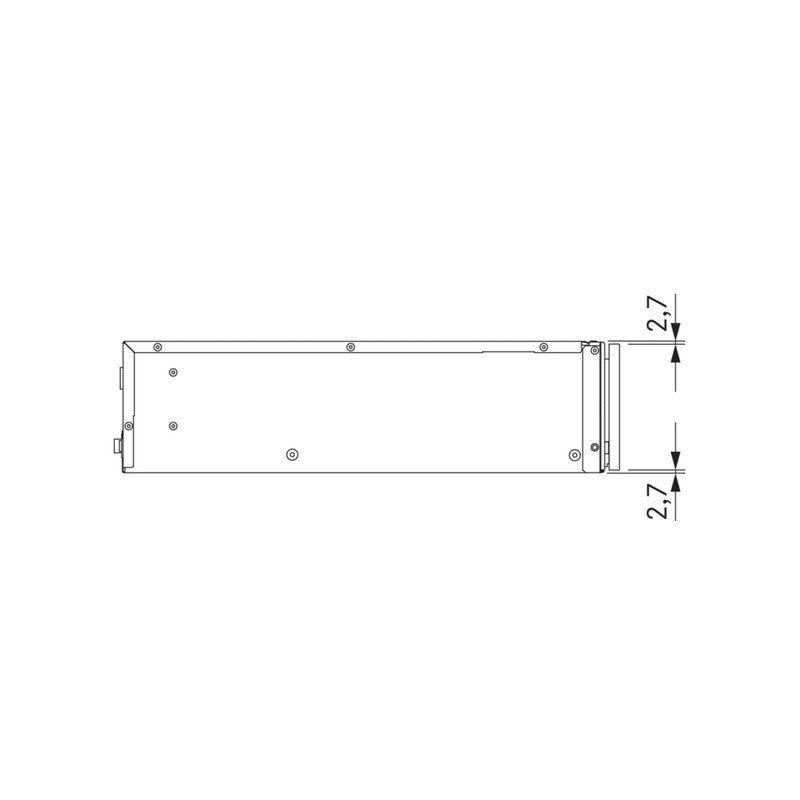 BORA MSS140 14cm Multi Drawer, Glass Front