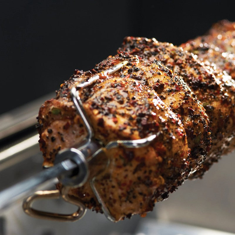 Universal Rotisserie Kit with Motor, Spit Rod & Brackets