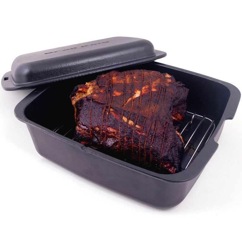 Broil King Dutch Oven with Roasting Rack, Matte Finish