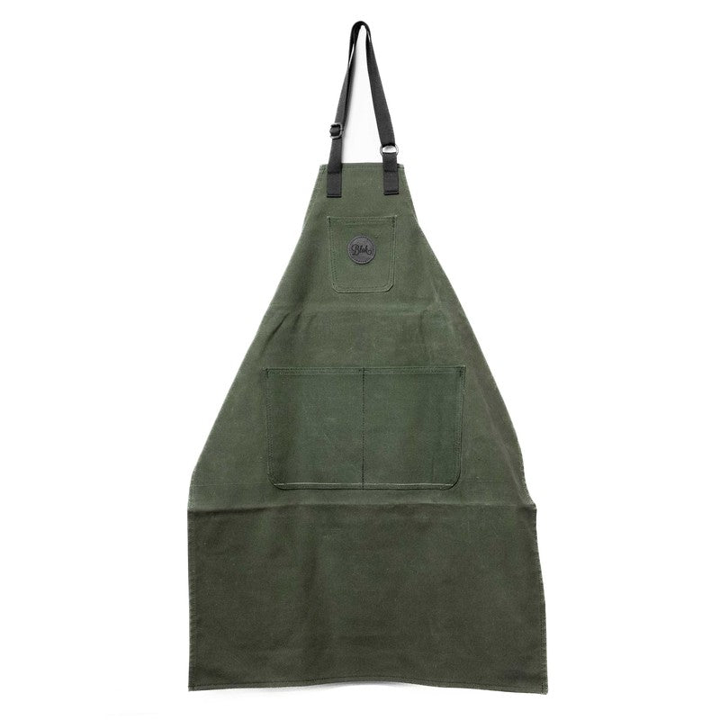 Blok Canvas Apron, in Blue, Purple, Black or Green