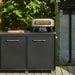 Cozze Classic Gas Pizza Oven 13" Powder-Coated Zinc-Plated Steel, Grey and Black