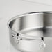 Hestan ProBond Luxe Stainless Steel Sauteuse Pan with Lid, Mirror-Polished